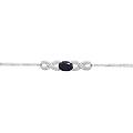 bracciale charlotte oro bianco zaffiro diamante collezione charlotte oro bianco