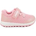 sneakers da bambina rosa e rosso con strap taglia 25