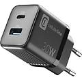 caricabatterie da rete multipower micro super fast charger 30w con 2 porte usb-c dotato di