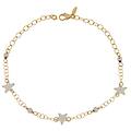 bracciale donna oro giallo bianco gl101429