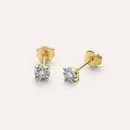 orecchini lobo punto luce sophia oro giallo diamante collezione sophia oro giallo