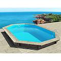 piscina in legno cancun 6. 53 x 4. 41 x 1. 45 m