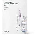 face d pure plump ha4 hyaluronic acid mask maschera viso 1 pezzo