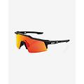 occhiali 100% speedcraft sl nero grigio scuro con lenti hiper red multilayer mirror