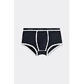 boxer in cotone superior con logo uomo blu taglia 7
