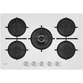 cvg74wtw piano cottura da incasso 5 zone cottura da 74. 5 cm colore bianco