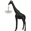 giraffe in love m outdoor lampada in polietilene