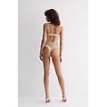 body carioca silky flowers donna naturale taglia 2b