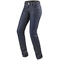 pantaloni moto da donna in jeans rev'it madison 2 lady blu l taglia 31