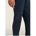 pantaloni regular in felpa con stampa lucida e cuciture dark sapphire uomo large