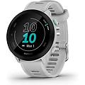 GARMIN forerunner 55 bluetooth gps 42mm mip bianco resistenza acqua 5atm cardio sonno