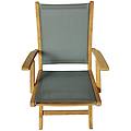 poltrona pieghevole in teak cm 58 l x 55 p x 89 hdi coloremarrone marrone chiaro 58 x 89 x 55 cm
