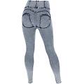 jeans push up wr. up curvy vita alta denim navetta bleach moonshineindigo-cucitureblue donna small