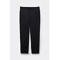 pantaloni lunghi in 100% lino uomo nero taglia m