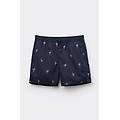 costume boxer mare ricamo fenicotteri uomo blu taglia xxl