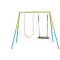 44125 altalena con seggiolino e dondolo. multicolore. 254x235x200 cm