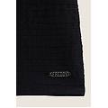 canotta corta rigata con dettagli in lurex nero donna large