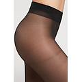 collant shaping velati 30 denari con control top donna nero 3