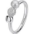 anello perle zirconi gioiello donna azzurra rzaz031d