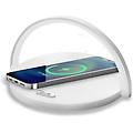 wireless charger lamp circle bianco