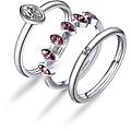 anello cristalli gioiello donna symphonia bym93b