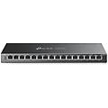 tl-sg116p switch gigabit poe a 16 porte impilabile con montaggio a parete in metallo