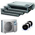 condizionatore canalizzabile mini sky fdxm-f9 trial split 9000+9000+12000 btu inverter a+++ esterna