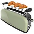 tostapane toastin' time 850 green long acciaio 850 w 1 fessura lunga verde