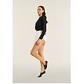 scaldacuore incrociato a manica lunga black donna large