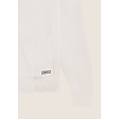 maglia in tricot con collo alto zip e tasche quadrate white sand donna extra small