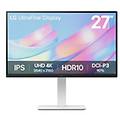 LG monitor 27 ( ips 3840x2160 uhd 4k 60hz ) ultrafine white e black 27us550 w aeu