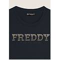t-shirt comfort fit in jersey con dettagli preziosi dark sapphire donna extra large