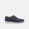 stringate in nabuk da uomo blu