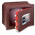 cassaforte a combinazione incasso muro (46x20x34cm) unica trony marrone ut5p