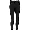 pantaloni push up wr. up 7/8 superskinny tessuto navetta ecologico nero donna large