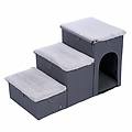 scala pieghevole per cani e gatti 3 gradini l 76 x l 39 x h 41 cm