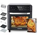 friggitrice ad aria 12 litri forno elettrico doppia resistenza 11 funzioni preimpostate 1800w