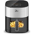 doppia resistenza friggitrice ad aria 5 5 l con finestra schermo colori 14 menu preimpostati avvio