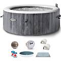 rotonda greywood deluxe 28442ex &oslash;216x71 cm piscina idromassaggio spa