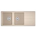 lavello 2 vasche (116x50cm) bfg 621 boston avena opaco 114 0276 594