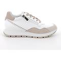 sneakers da donna bianco e beige con zip taglia 37