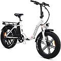 vester step 2025 e-bike pieghevole fat tire 48v 14ah airone bianco