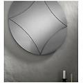 - specchio con decori incisi rotondo 70 cm art 1057-b serie la progetto