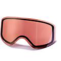 - occhiali da sci big lens arancia argento