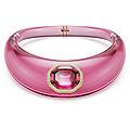 girocollo taglio ottagonale pavé rosa placcato color oro os