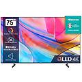 Hisense Tv Qled Ultra Hd 4k 75 75a79kq Smart Tv Vidaa 2023 Antracite