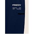 pantaloni sportivi gamba dritta con tasca laterale e logo pageant blue uomo medium