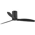 ventilatore da soffitto mini tube fan con telecomando 32w nero opaco