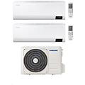 climatizzatore dual split cebu 9+9 con aj040txj2kg/eu inverter wi-fi classe a++