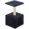 - albero per gatti con tiragraffi in sisal 55 cm blu scuro